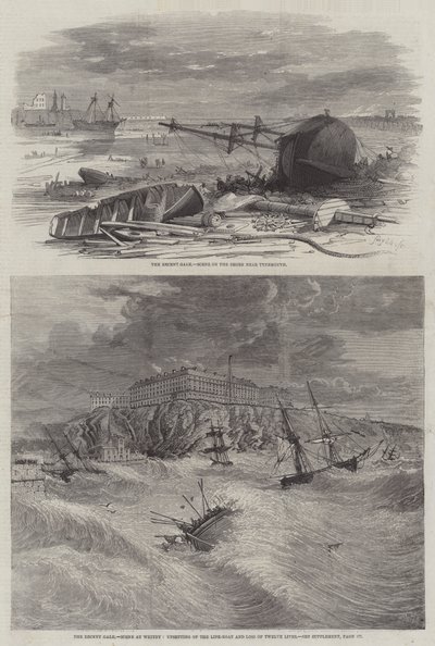 The Recent Gale by Richard Principal Leitch
